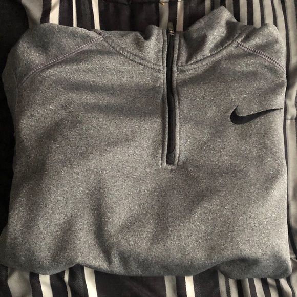 Nike Gray Quarter Zip Size Men’s Medium - Picture 4 of 5